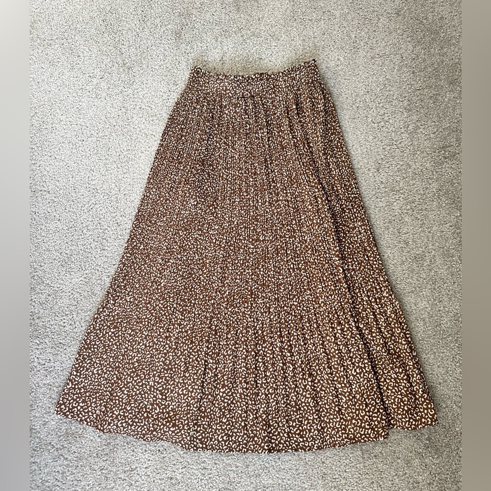 Midi skirt -leopard print